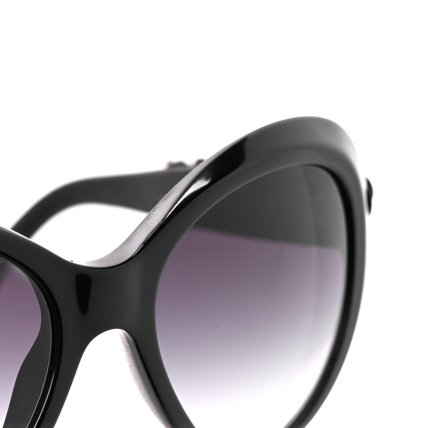 Chanel Lambskin Camellia CC 5318-Q Sunglasses Black 9 of 9