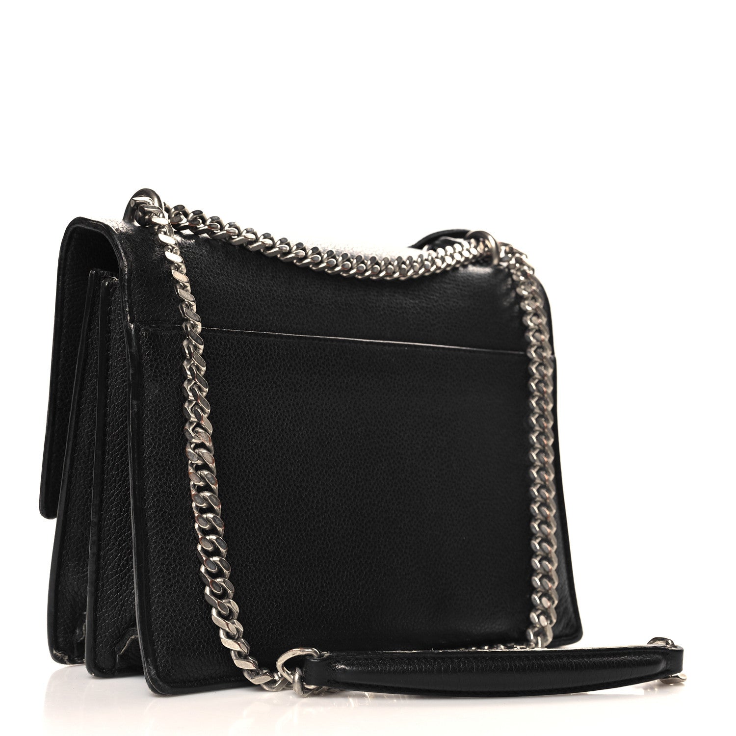 Saint Laurent Grained Calfskin Medium Monogram Sunset Black 3 of 13