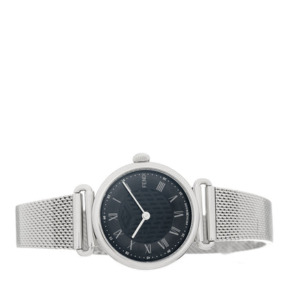 Fendi Stainless Steel 29mm Palazzo Quartz Watch Black 2 of 5