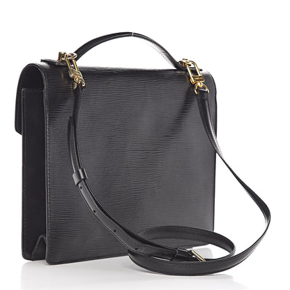 Louis Vuitton Epi Monceau Black 3 of 19