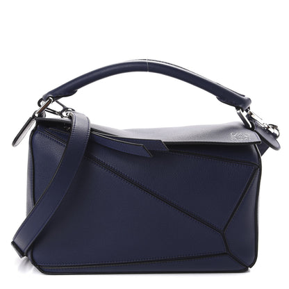 Loewe Calfskin Small Puzzle Bag Marine 1 of 9
