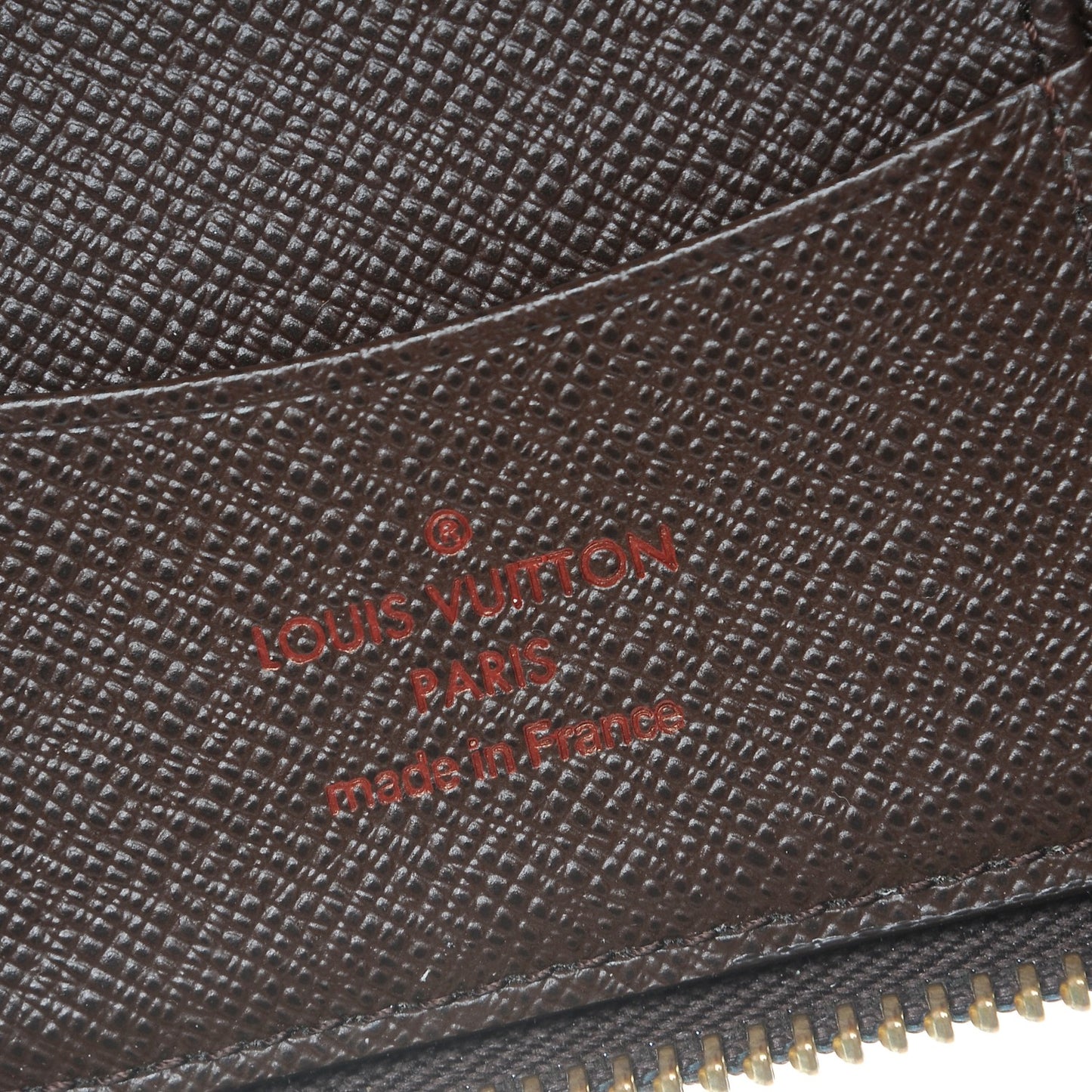 Damier Ebene Zippy Compact Wallet