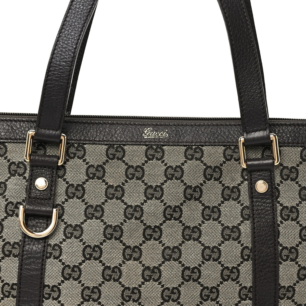 Gucci Monogram Medium Abbey Tote Brown 7 of 9