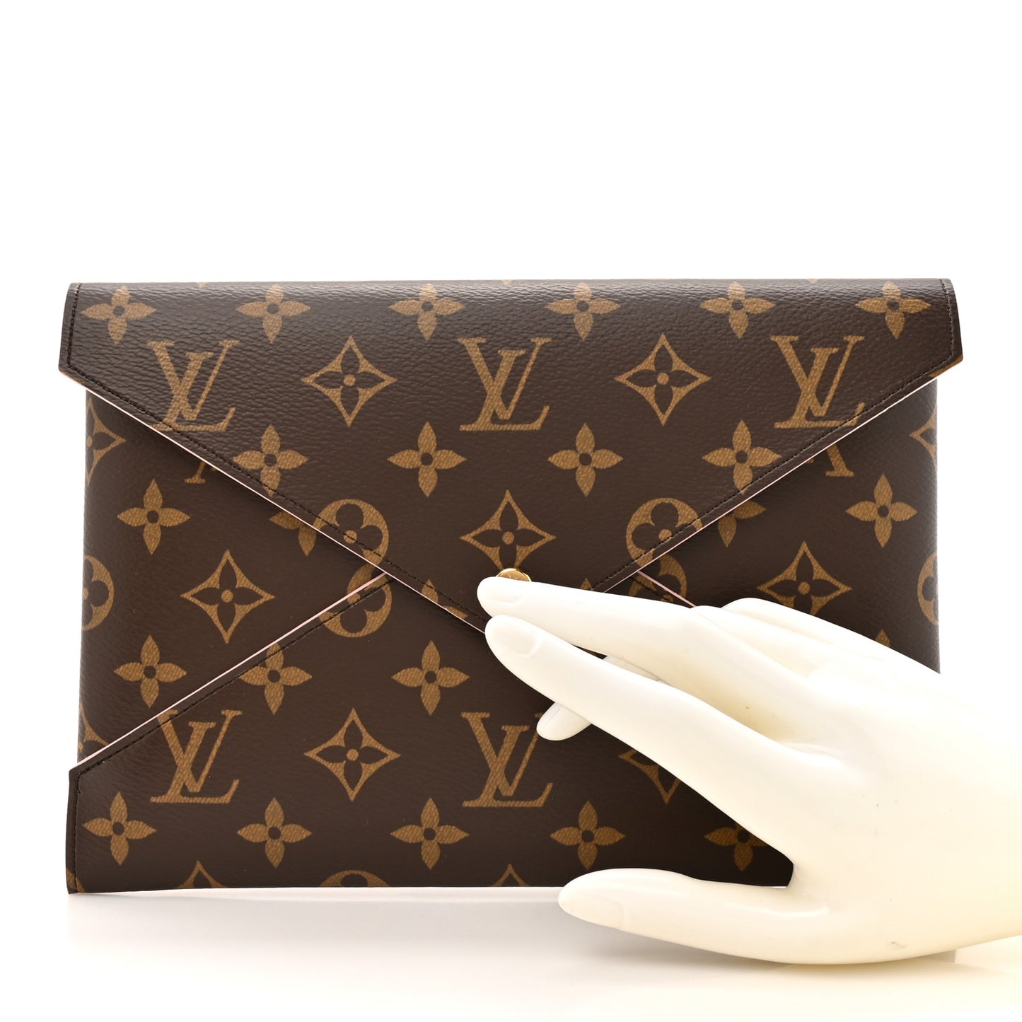 Monogram Large Kirigami Pochette Insert Rose Ballerine