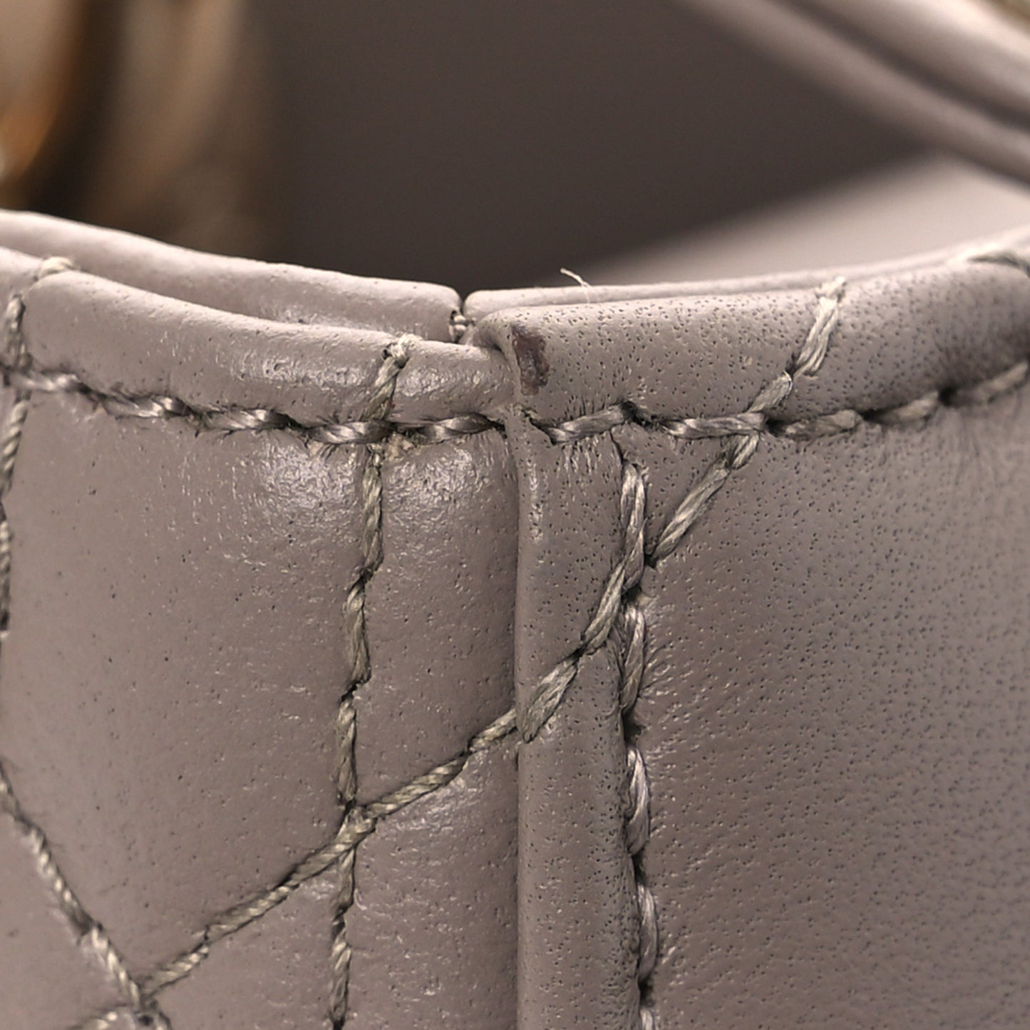 Lambskin Cannage Small My ABCDior Lady Dior Taupe