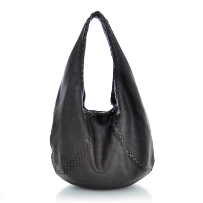 Bottega Veneta Leather Cervo Hobo Ebano 1 of 11
