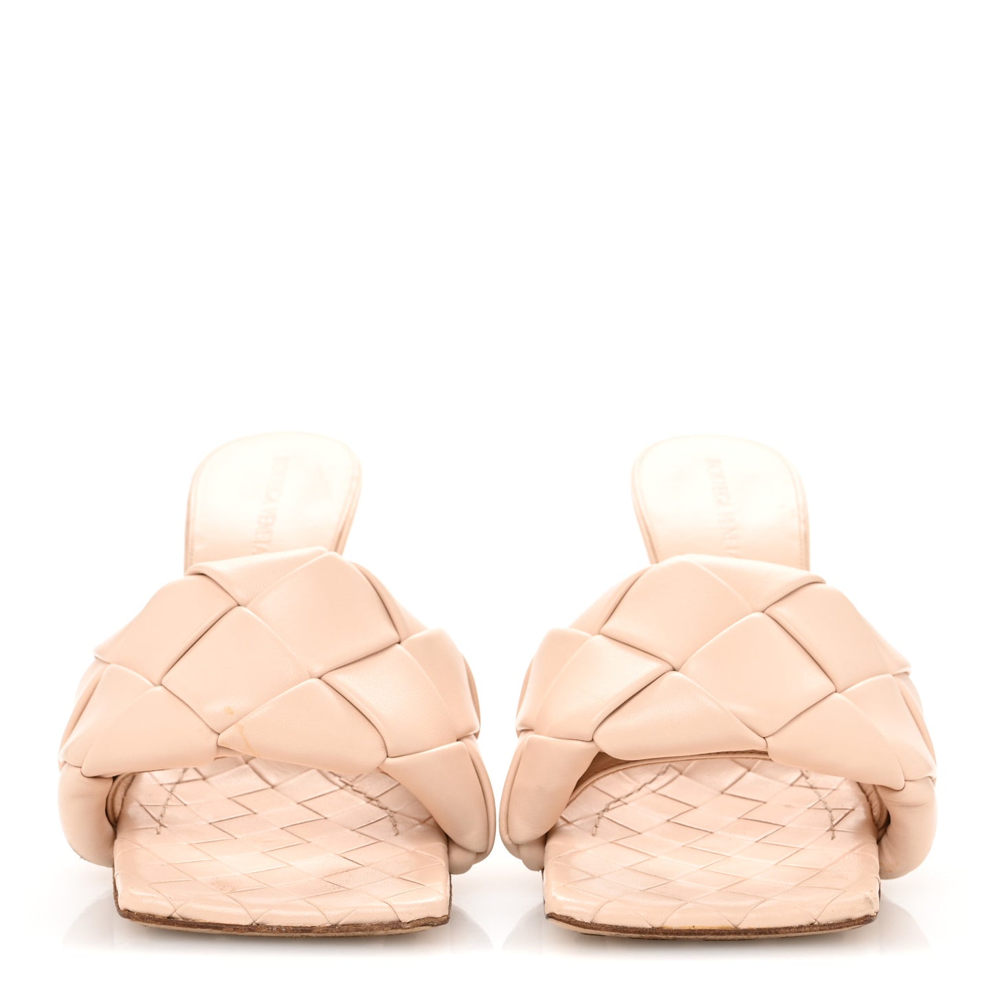 Nappa Maxi Intrecciato Lido Mule Sandals 39.5 Bandage