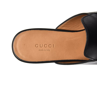 Gucci Calfskin Womens Princetown Slippers 38 Black 7 of 8