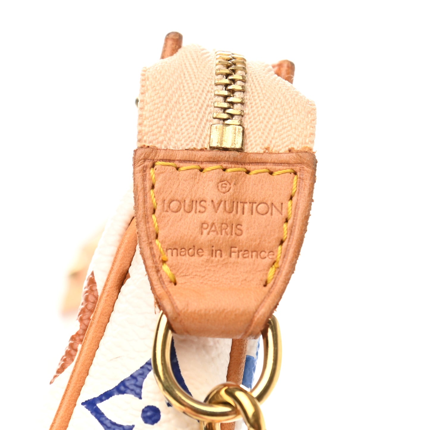 Monogram Multicolor Pochette Accessories White