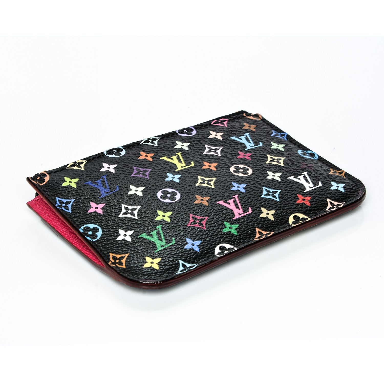 Louis Vuitton Monogram Multicolor Key Pouch Black Grenade 4 of 7