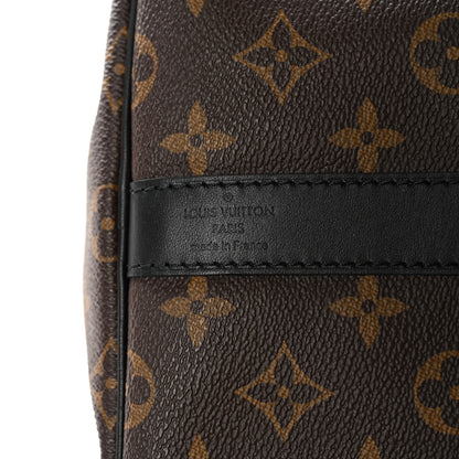 Louis Vuitton Monogram Macassar Keepall Bandouliere 55 6 of 14