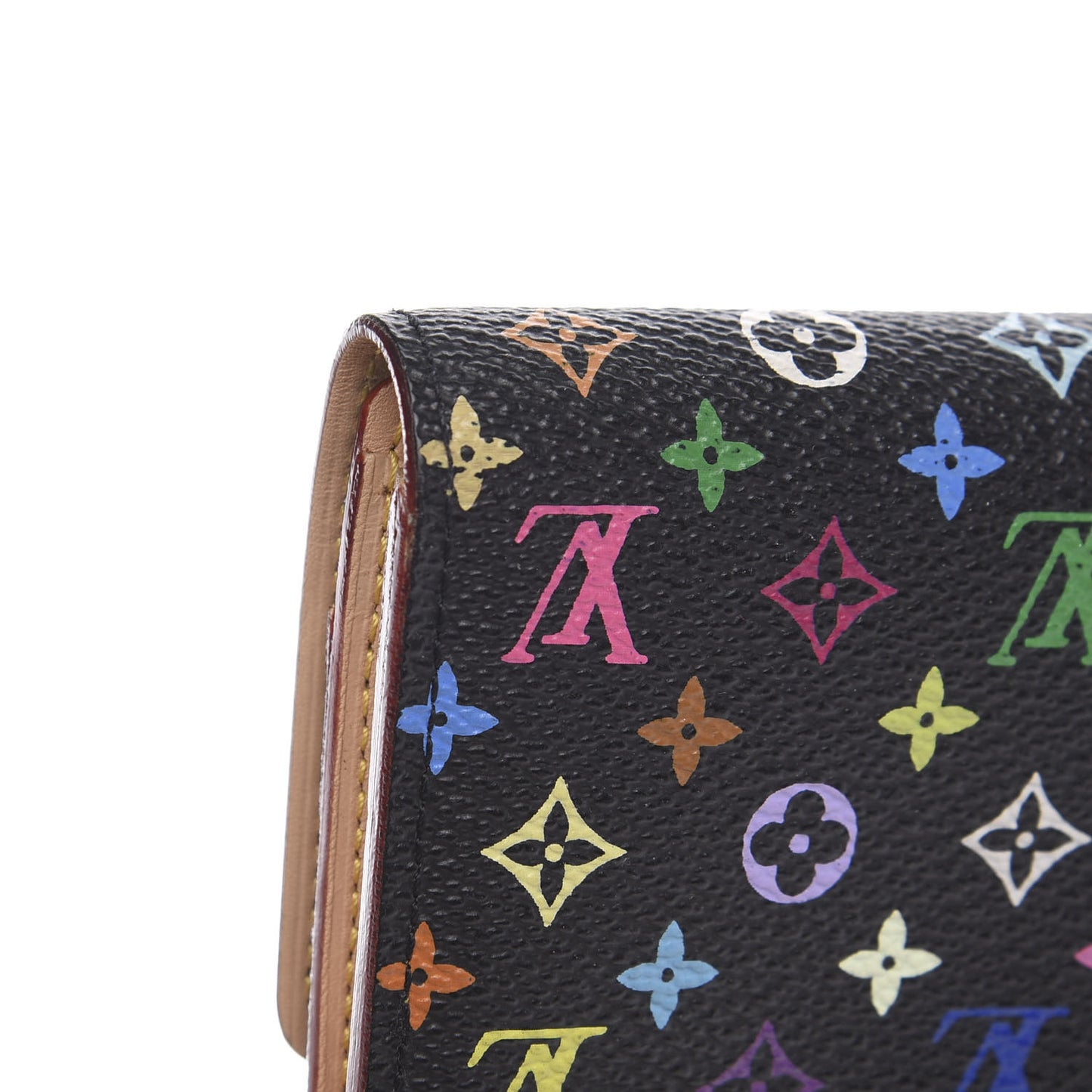 Monogram Multicolor Sarah Wallet Black