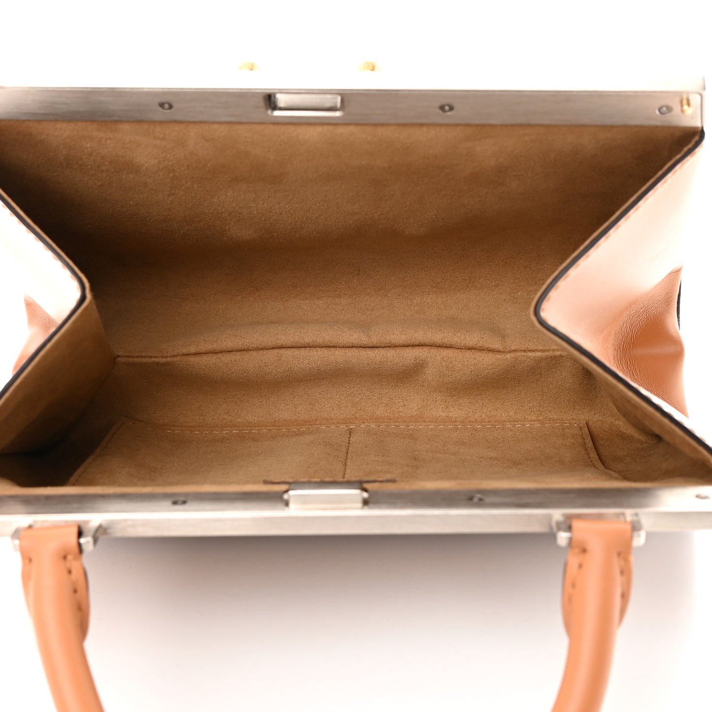 Calfskin Transformed Monogram Time Trunk Crown Frame Bag