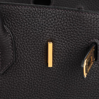 Hermes Taurillon Clemence Birkin 35 Graphite 10 of 21