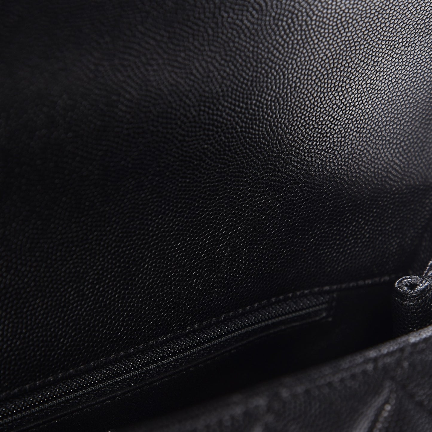 Caviar Lizard Quilted Small Coco Handle Flap Black