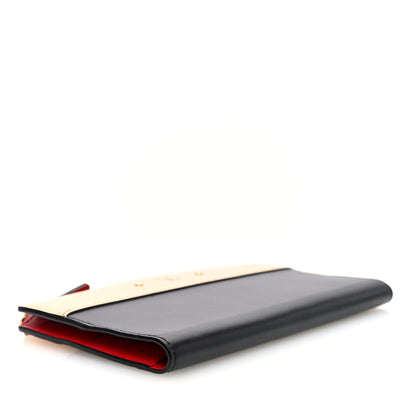 Louis Vuitton Calfskin City Steamer Wallet Black Creme Bourgogne 4 of 6