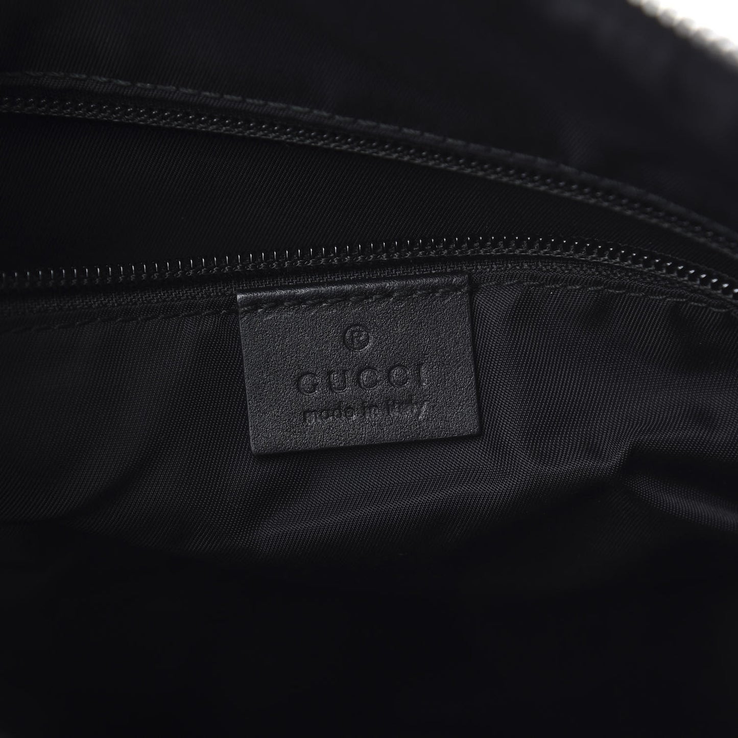 GG Supreme Monogram Web Messenger Bag Black