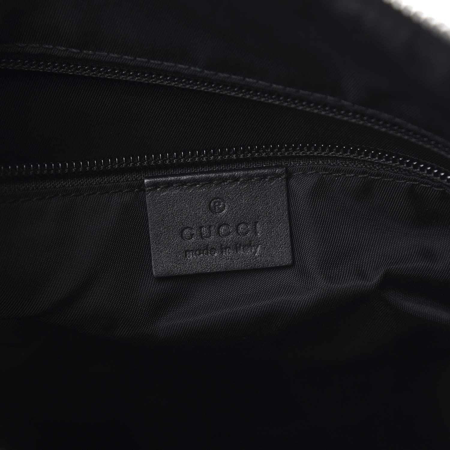 Gucci GG Supreme Monogram Web Messenger Bag Black 6 of 10