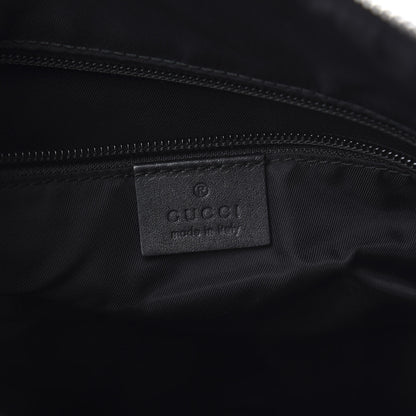 Gucci GG Supreme Monogram Web Messenger Bag Black 6 of 10