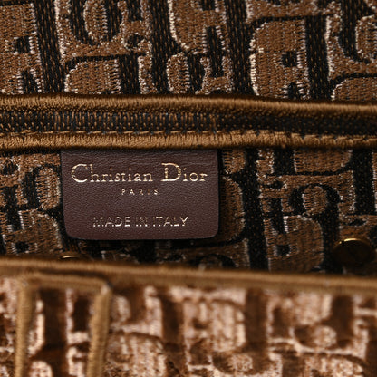 Christian Dior Velvet Oblique Saddle Bag Bronze 6 of 12