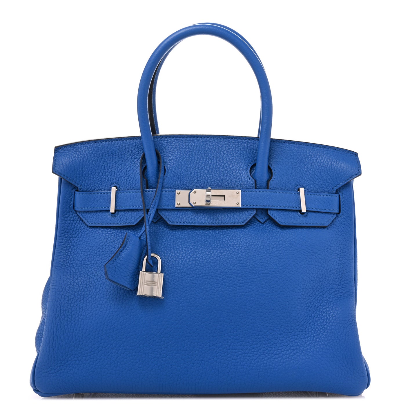 Taurillon Clemence Verso Birkin 30 Bleu Zellige Bleu Paradise