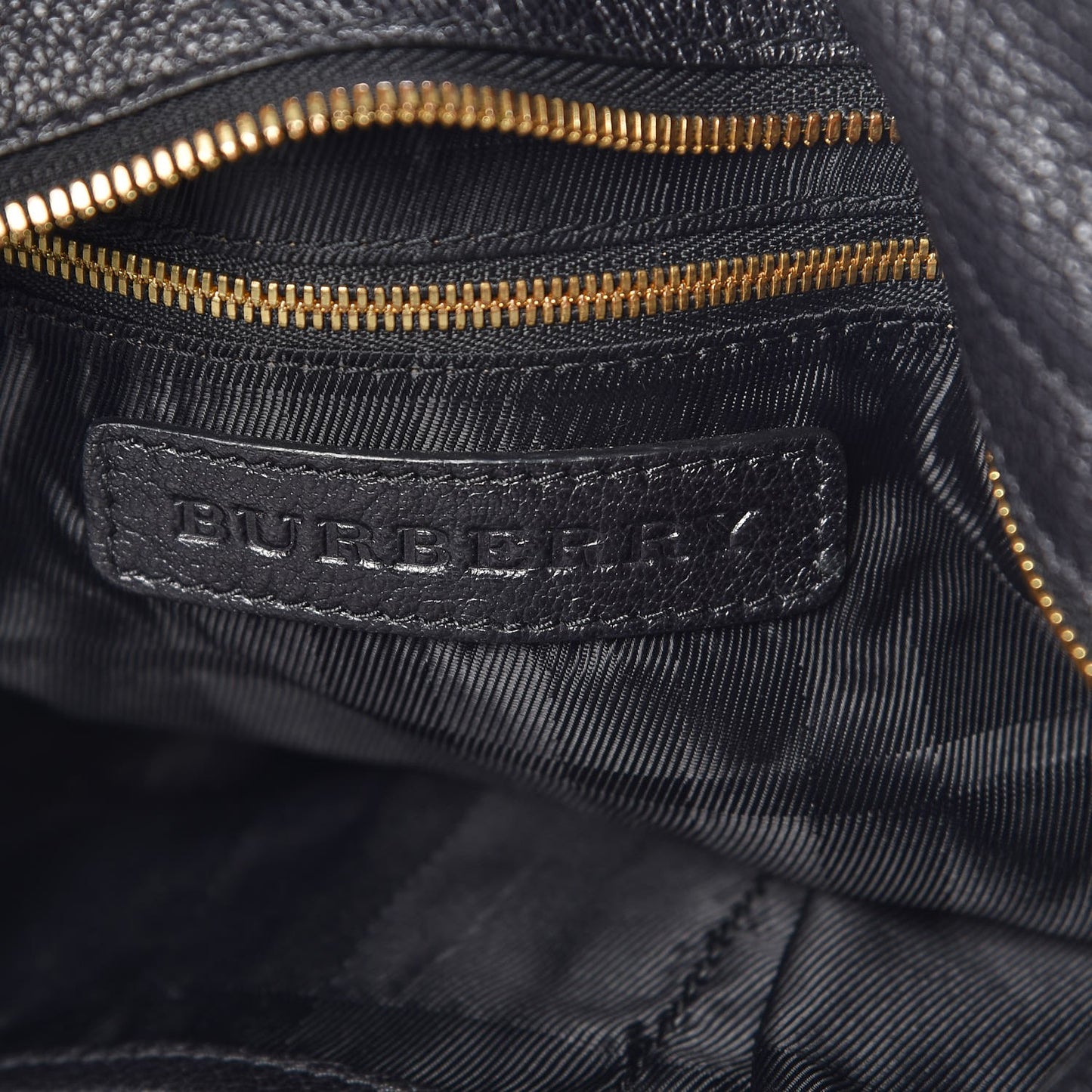 Grainy Calfskin Medium Creighton Hobo Black