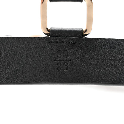 Chanel Lambskin Calfskin CC Chain Belt Suspenders 90 36 Black 6 of 9