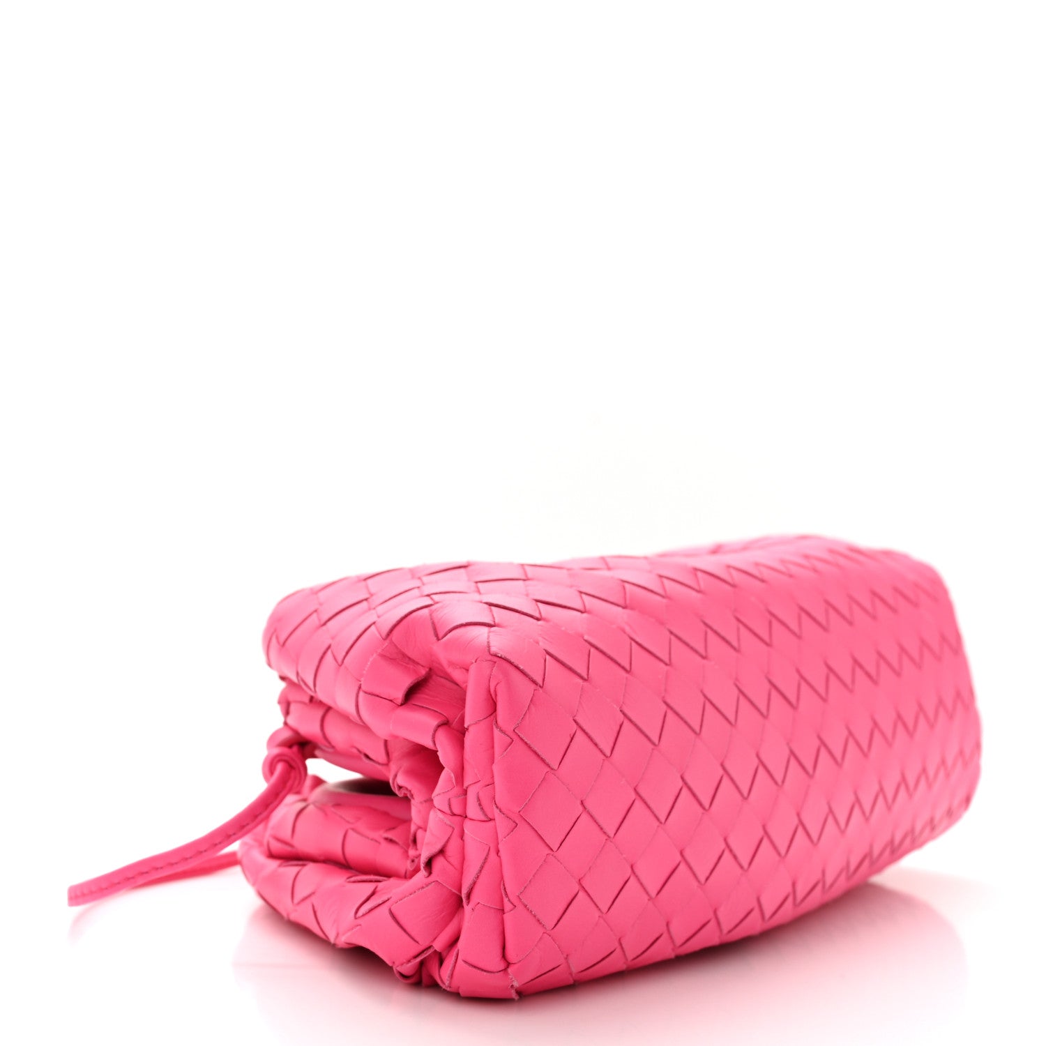 Bottega Veneta Nappa Intrecciato The Mini Pouch Rosa Shock 4 of 11