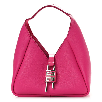 Givenchy Grained Calfskin Mini G-Lock Hobo Neon Pink 1 of 9