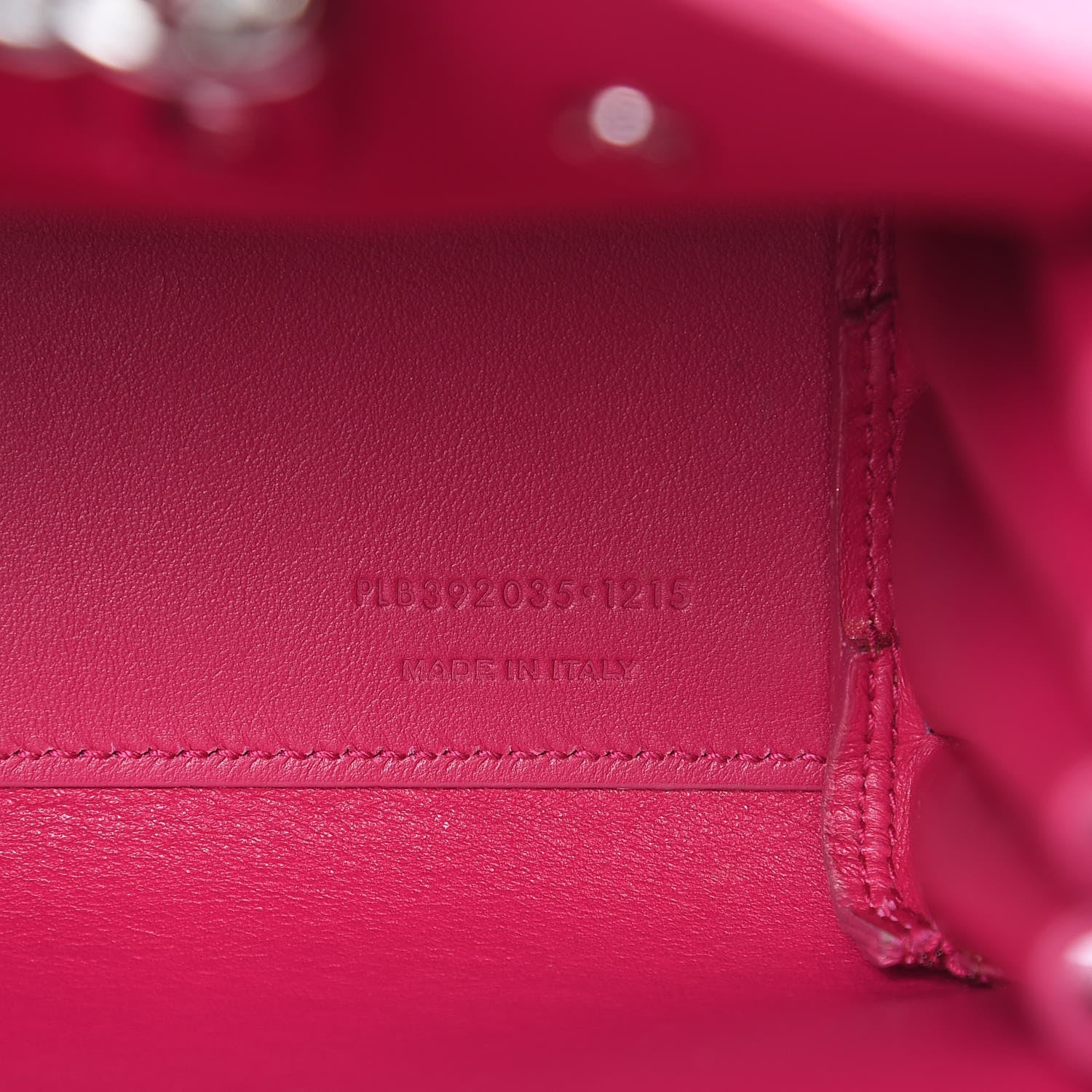 Saint Laurent Grained Calfskin Nano Sac De Jour Fuchsia 11 of 11