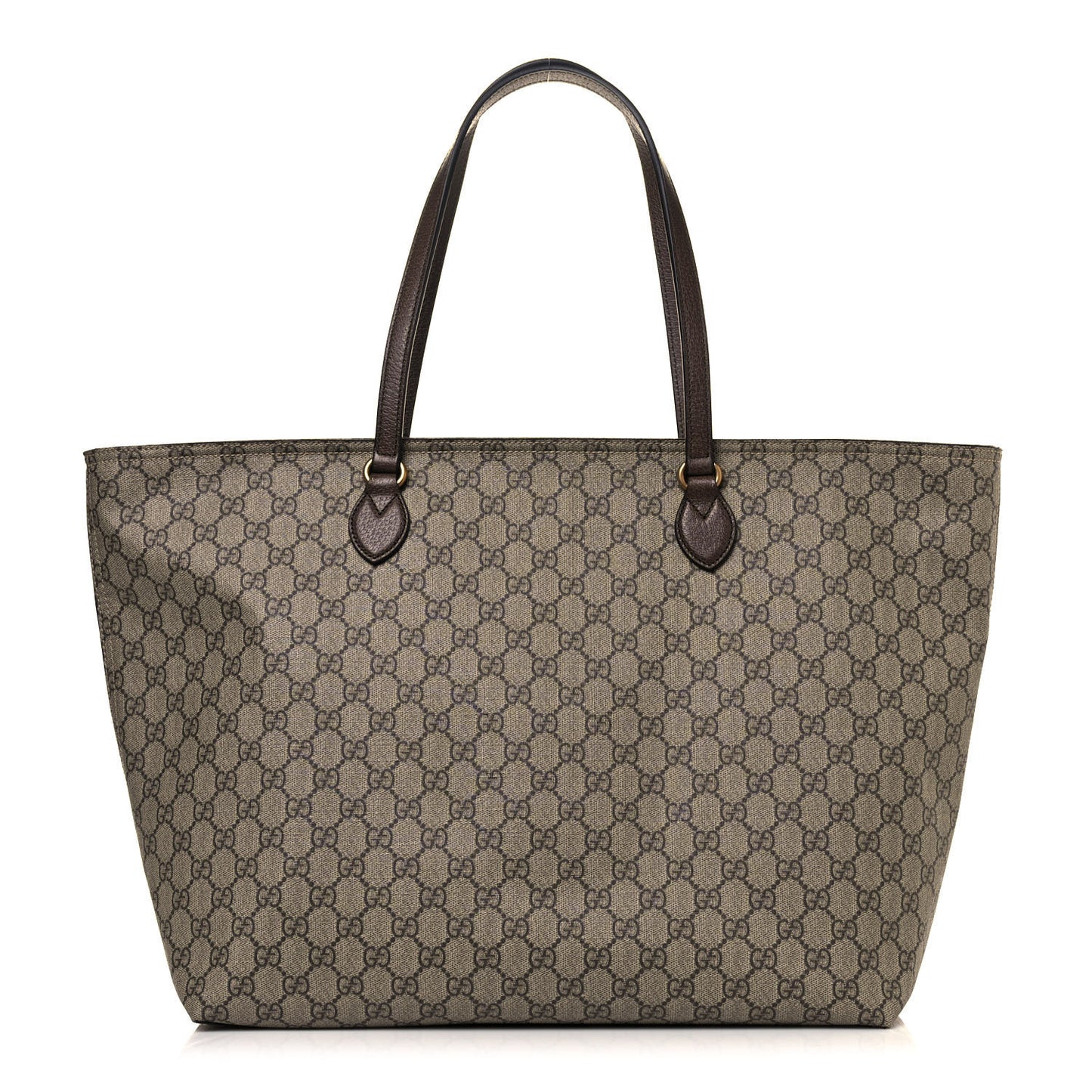 GG Supreme Monogram Medium Ophidia Shopping Tote Ebony