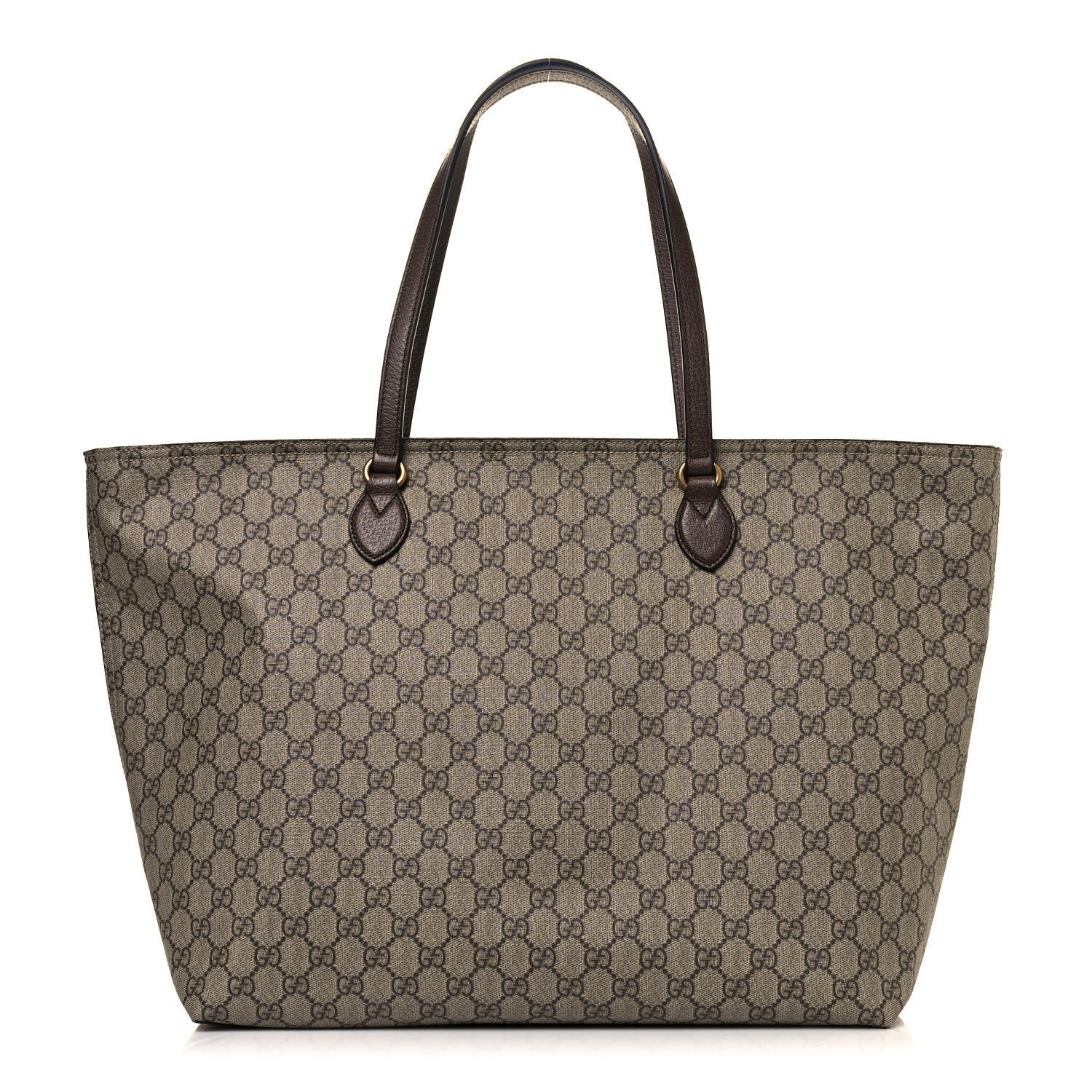 Gucci GG Supreme Monogram Medium Ophidia Shopping Tote Ebony 1 of 10