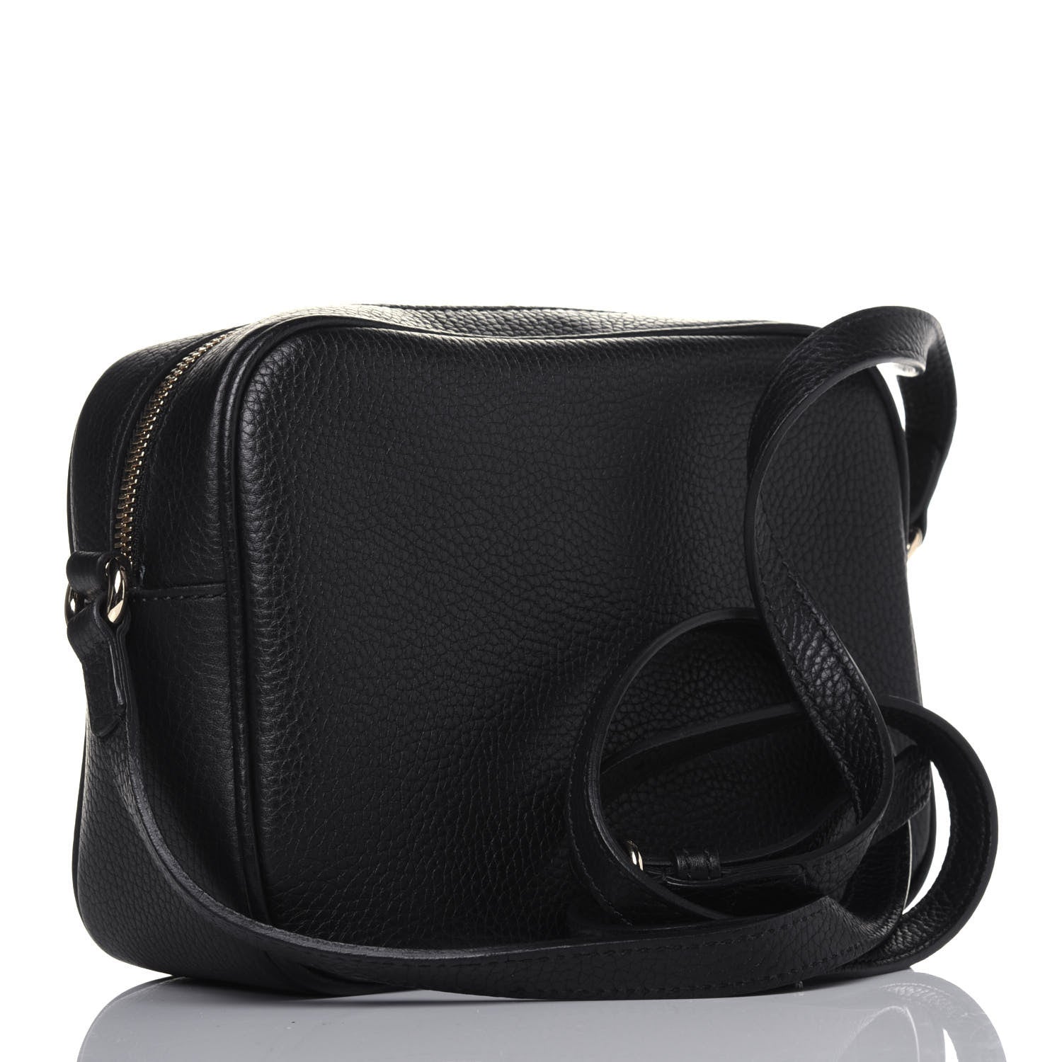Gucci Pebbled Calfskin Small Soho Disco Bag Black 3 of 11
