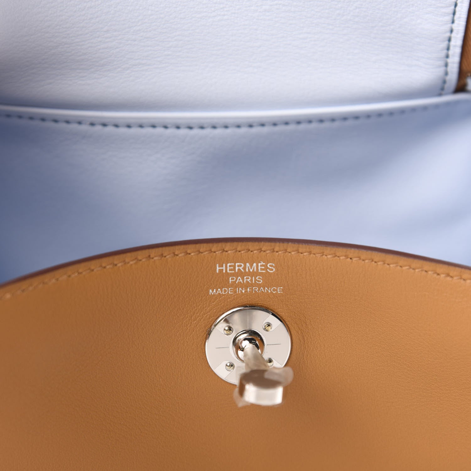 Hermes Swift Verso Mini Lindy 20 Sesame Bleu Brume 8 of 11