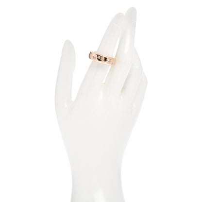 Pomellato 18K Rose Gold Diamond Iconica Band Ring 53 6.5 2 of 4