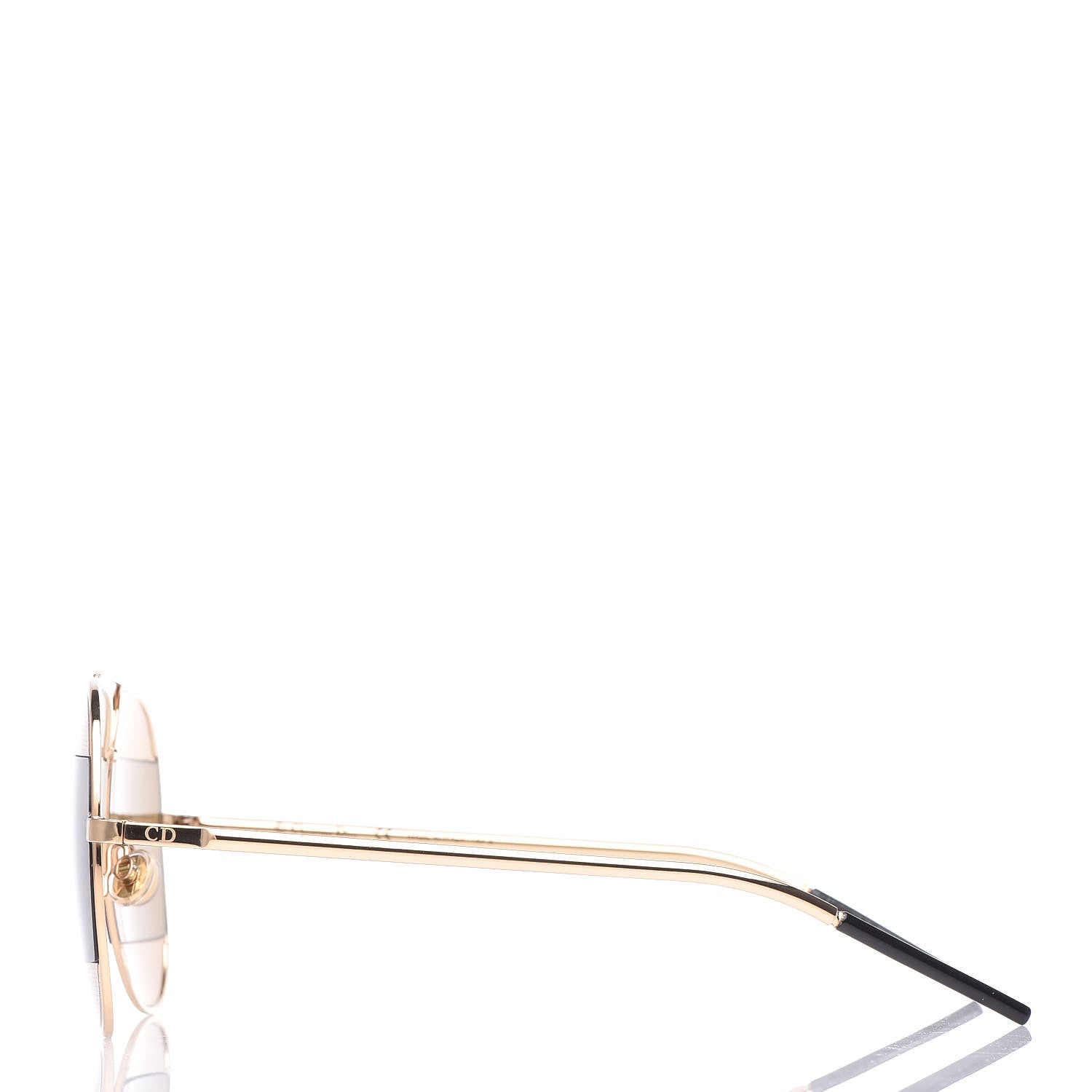 Christian Dior Split 1 Aviator Sunglasses Gold 3 of 7