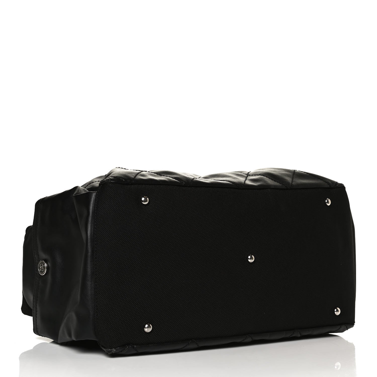 Chanel Coated Canvas Paris Biarritz Hobo Black 4 of 12