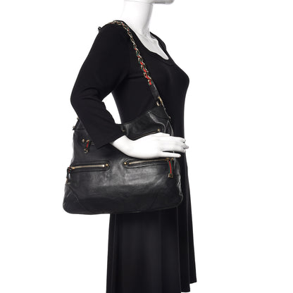 Gucci Calfskin Medium Capri Shoulder Bag Black 2 of 12