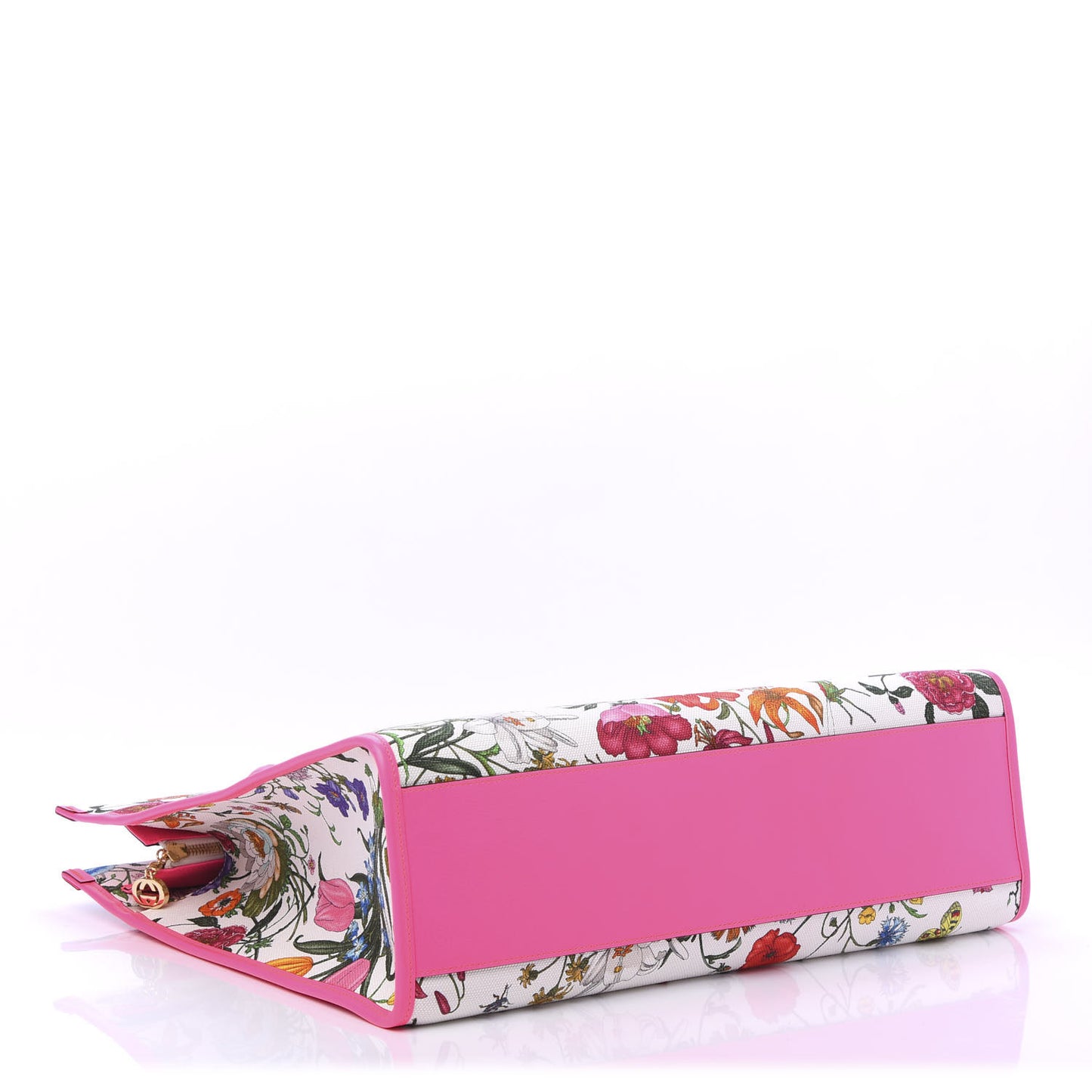 Canvas Large Flora Tote Pink Multicolor Fuchsia