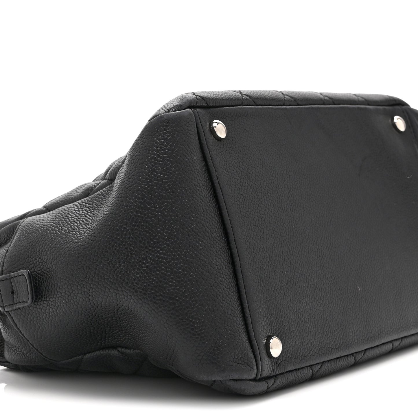 Caviar Quilted Petit Timeless Tote PTT Black