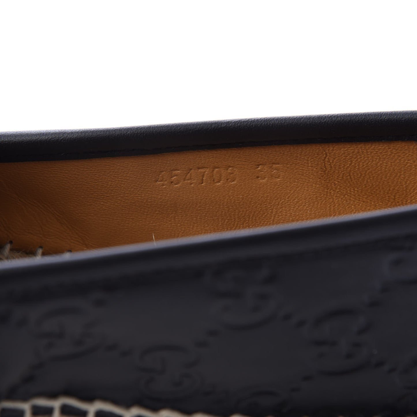 Guccissima Signature Espadrilles 35 Black