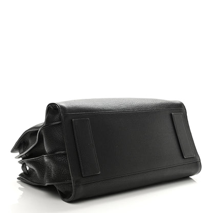 Saint Laurent Grained Calfskin Medium Souple Sac De Jour Black 7 of 29