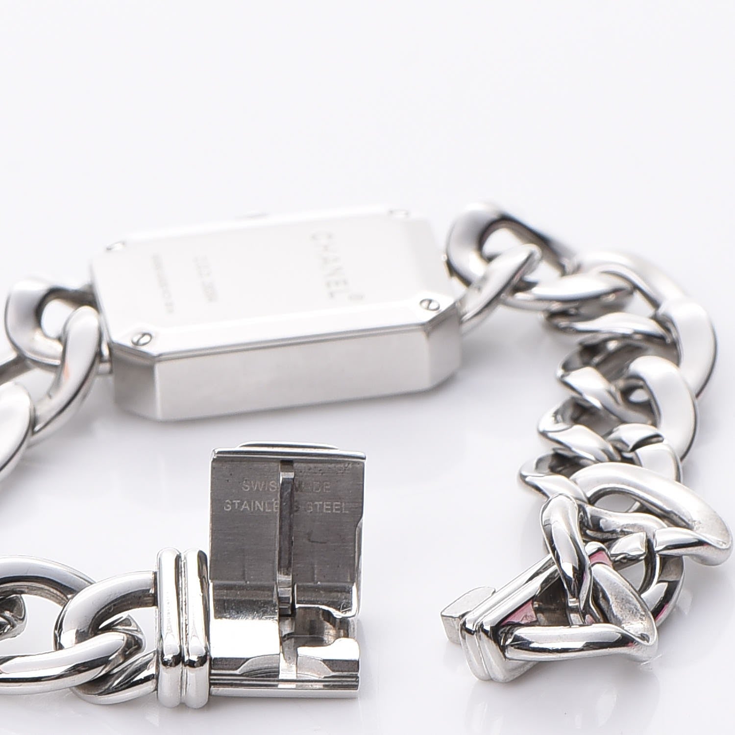Chanel Stainless Steel Mother of Pearl 20mm Premiere Chain Quartz Watch S 6 of 6