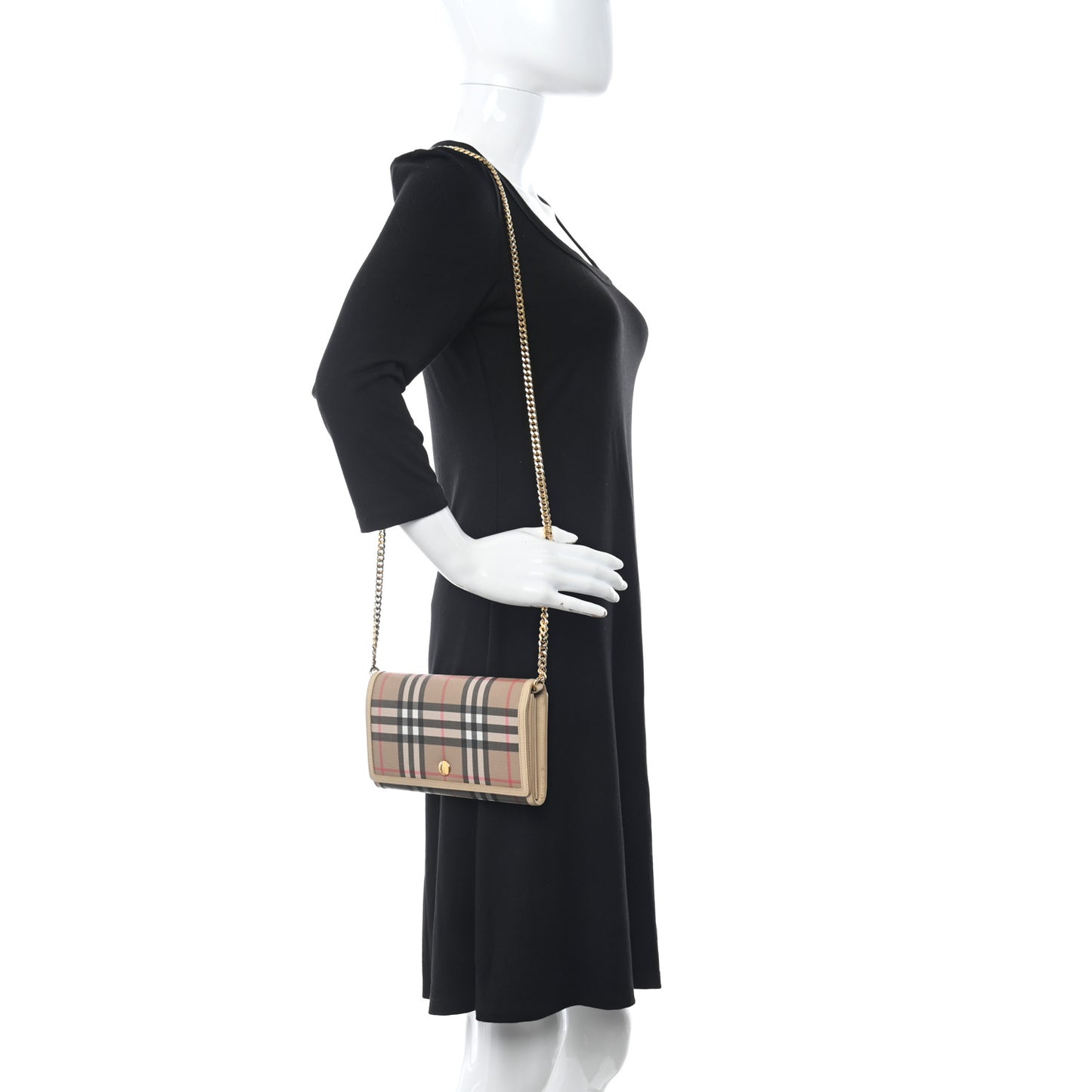 Vintage Check Hanna Crossbody Wallet On Chain Trench