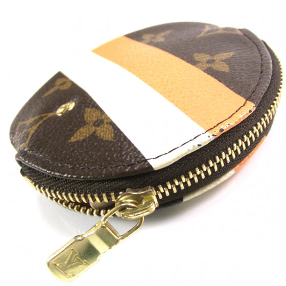 Monogram Groom Round Coin Purse