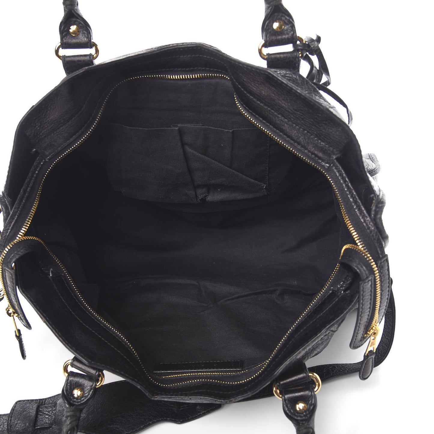 Agneau Giant 12 Gold Hardware Part Time Black