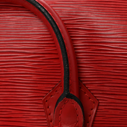 Louis Vuitton Epi Speedy 25 Castillan Red 12 of 15