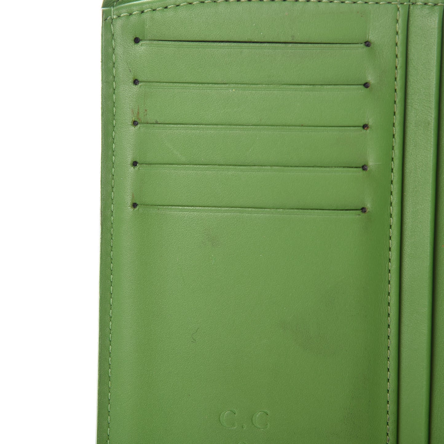 Vernis French Purse Wallet Vert Tonic