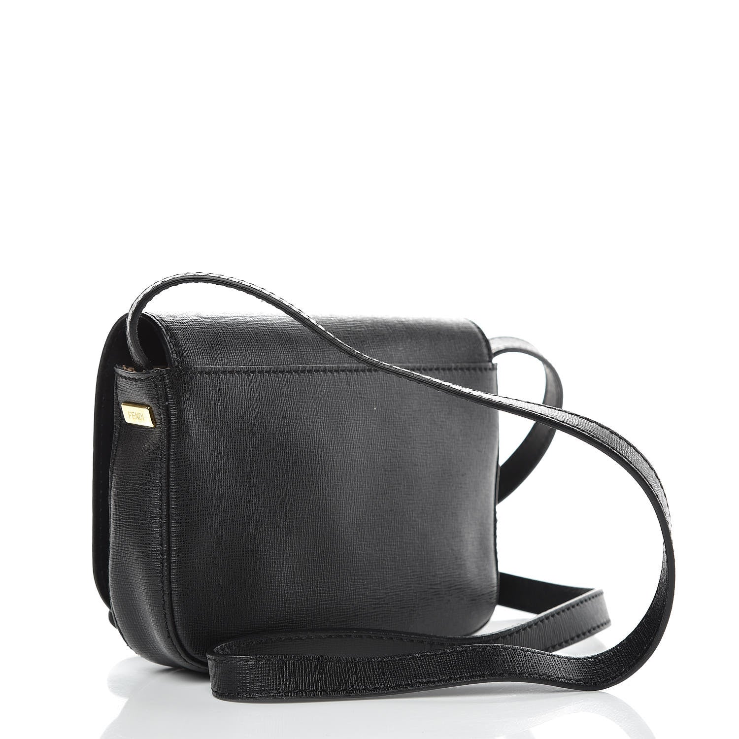 Fendi Vitello Elite Small Chameleon Messenger Black 3 of 9