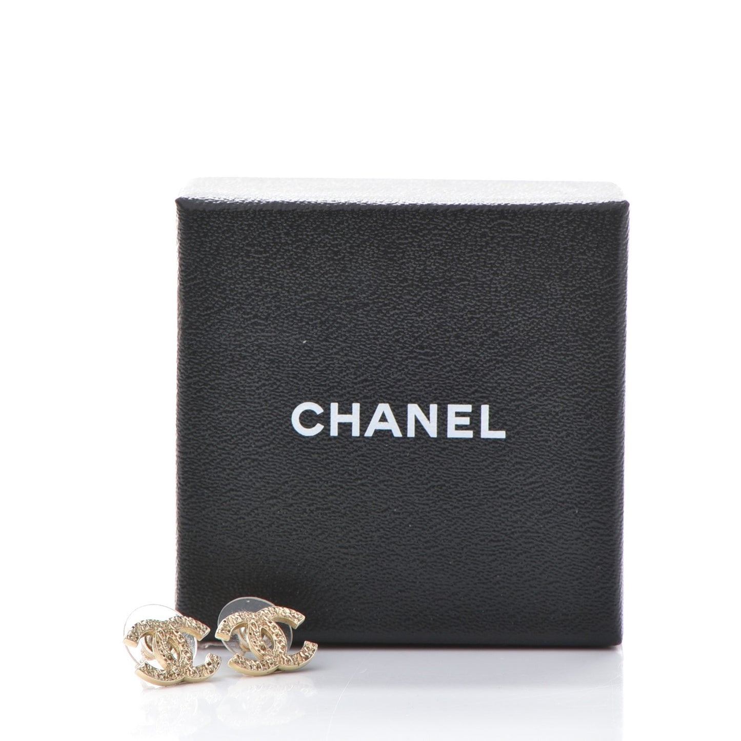 Chain CC Earrings Gold